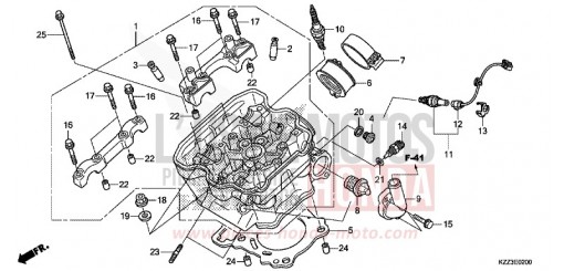 CYLINDER HEAD CRF250LF de 2015